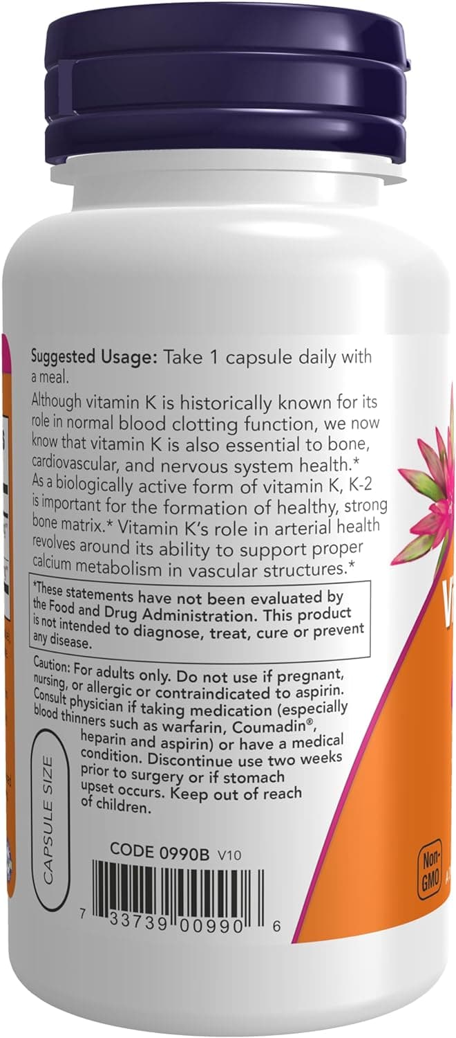 NOW Foods vitamine K-2 100 mcg