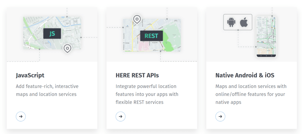 HERE Maps API vs Google Maps API for app development: detailed ...