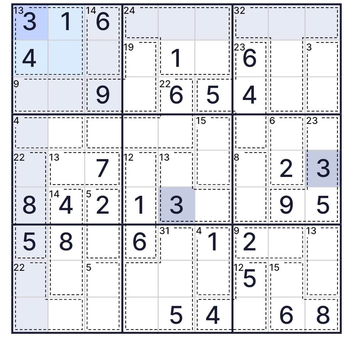 Large Print Easy Killer Sudoku: 100 Sumdoku Puzzles - Sudoku ...