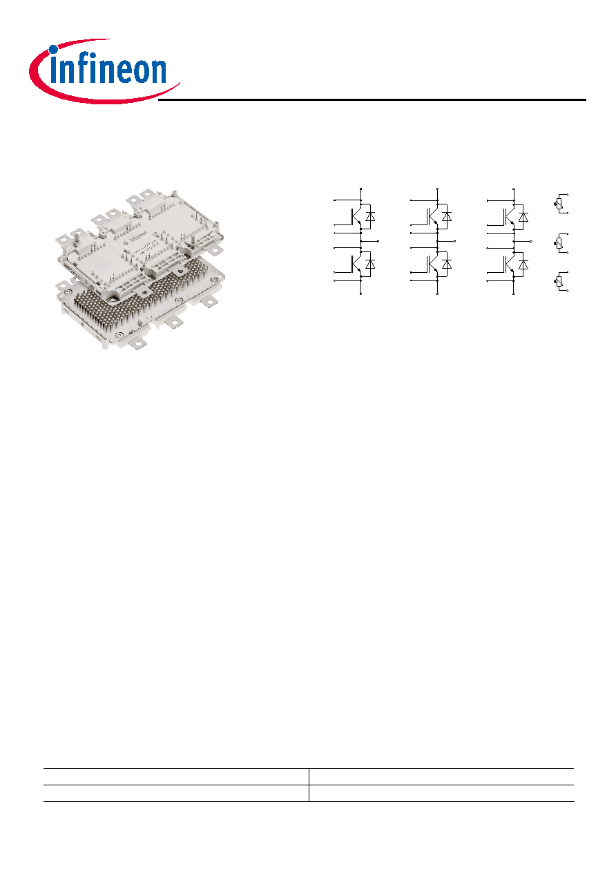 Infineon HybridPACK Drive FS820R08A6P2B