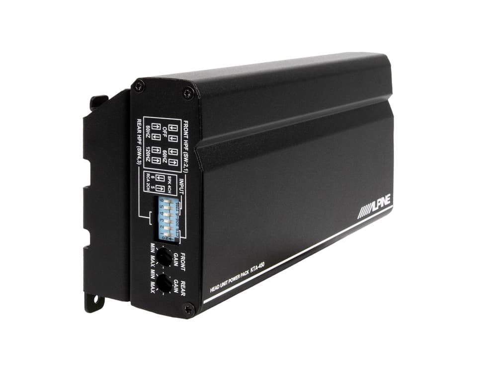 Alpine - KTA-450 4-channel Amplifier (Head Unit Power Pack) - Dynamic ...