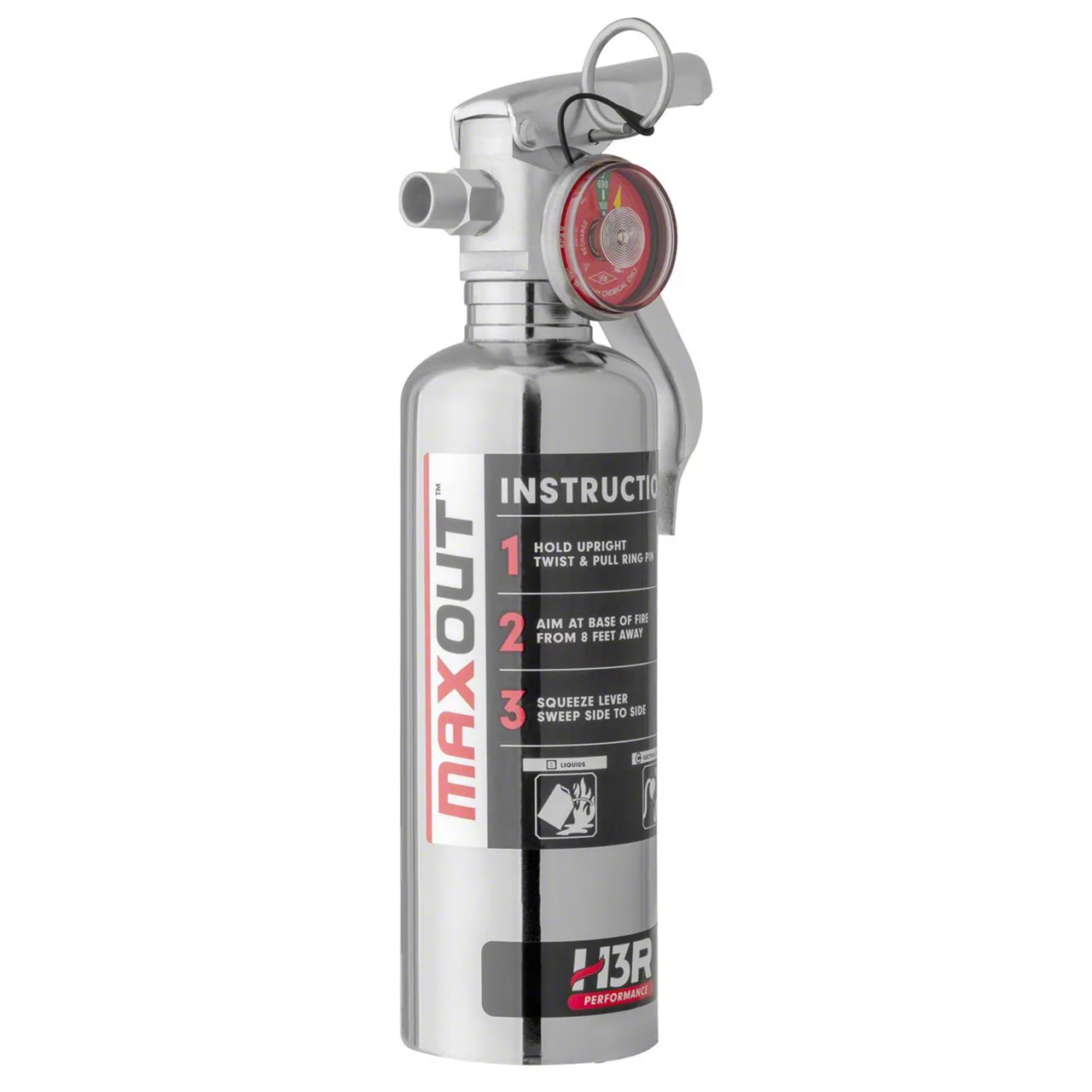 H3R Performance Universal AM MaxOut Dry Chemical Car Fire Extinguisher ...