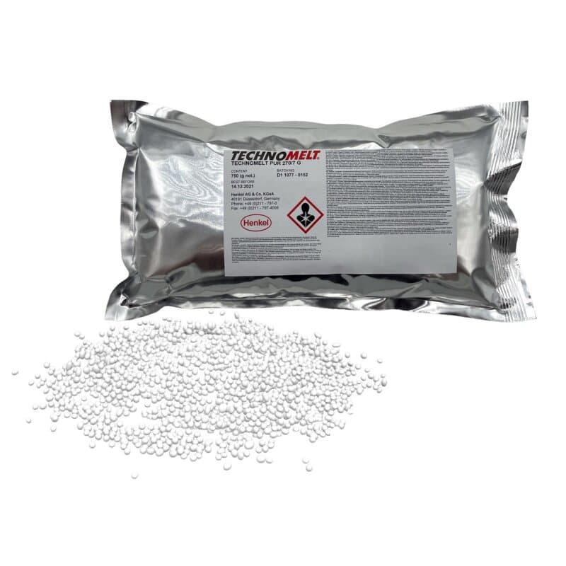 Henkel Schmelzkleber Technomelt PUR 270/7 Granulat weiß (0,75 kg Päck ...