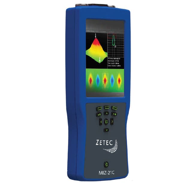 Zetec MIZ-21C Hand Held Eddy Current Instrument with Surface Array (MIZ ...