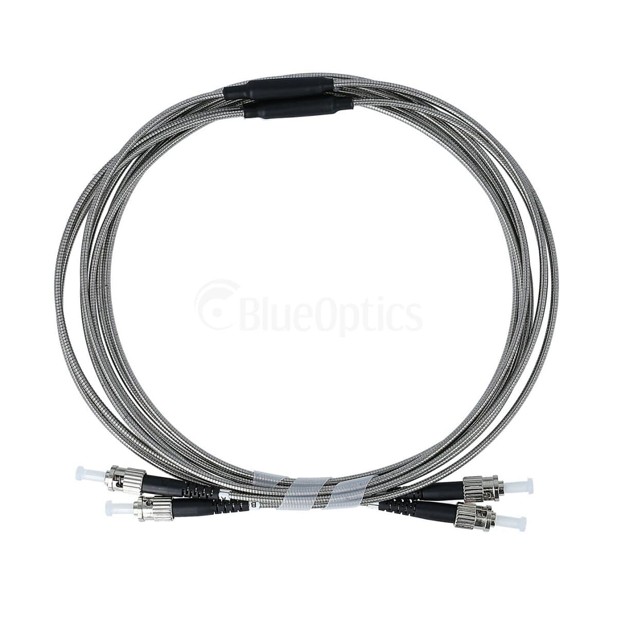 ST-ST OM5 Multi-mode Steel Armored Duplex Fiber Patch Cable