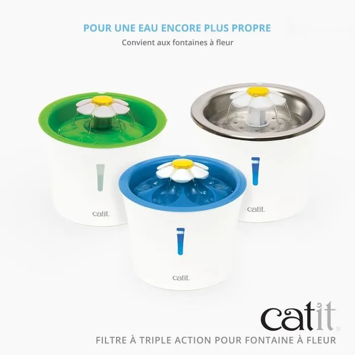 Catit Flower Fountain (3 L, filtre triple action)