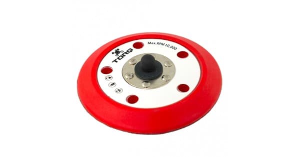 Chemical Guys - TORQ R5 Dual-Action Red Backing Plate with Advanced ...