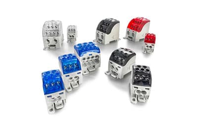 WPD power distribution blocks make safe connections even in tight spaces