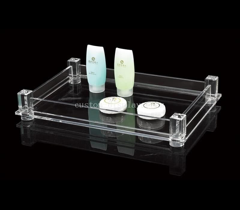 Custom acrylic vanity organizer trays, lucite vanity tray, acrylic ...