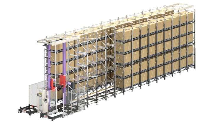 Multi-Layer Warehouse Industrial Crane Cranes Stacker Unit-Load ...