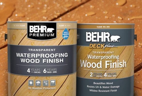 BEHR PREMIUM Transparent Waterproofing Wood Finish Review | Best Deck ...