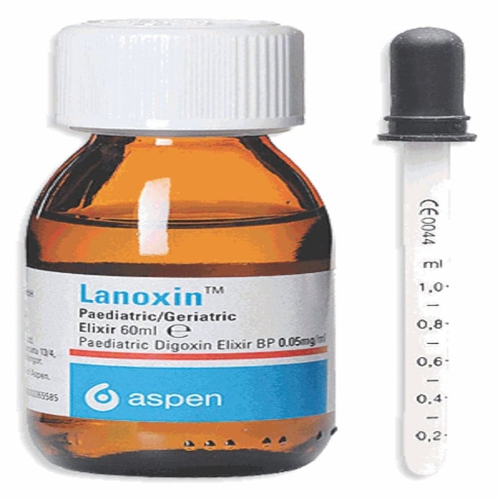Lanoxin PG Elixir - Digoxin Oral Solution 0.05mg/ml, 60ml - Dock Pharmacy