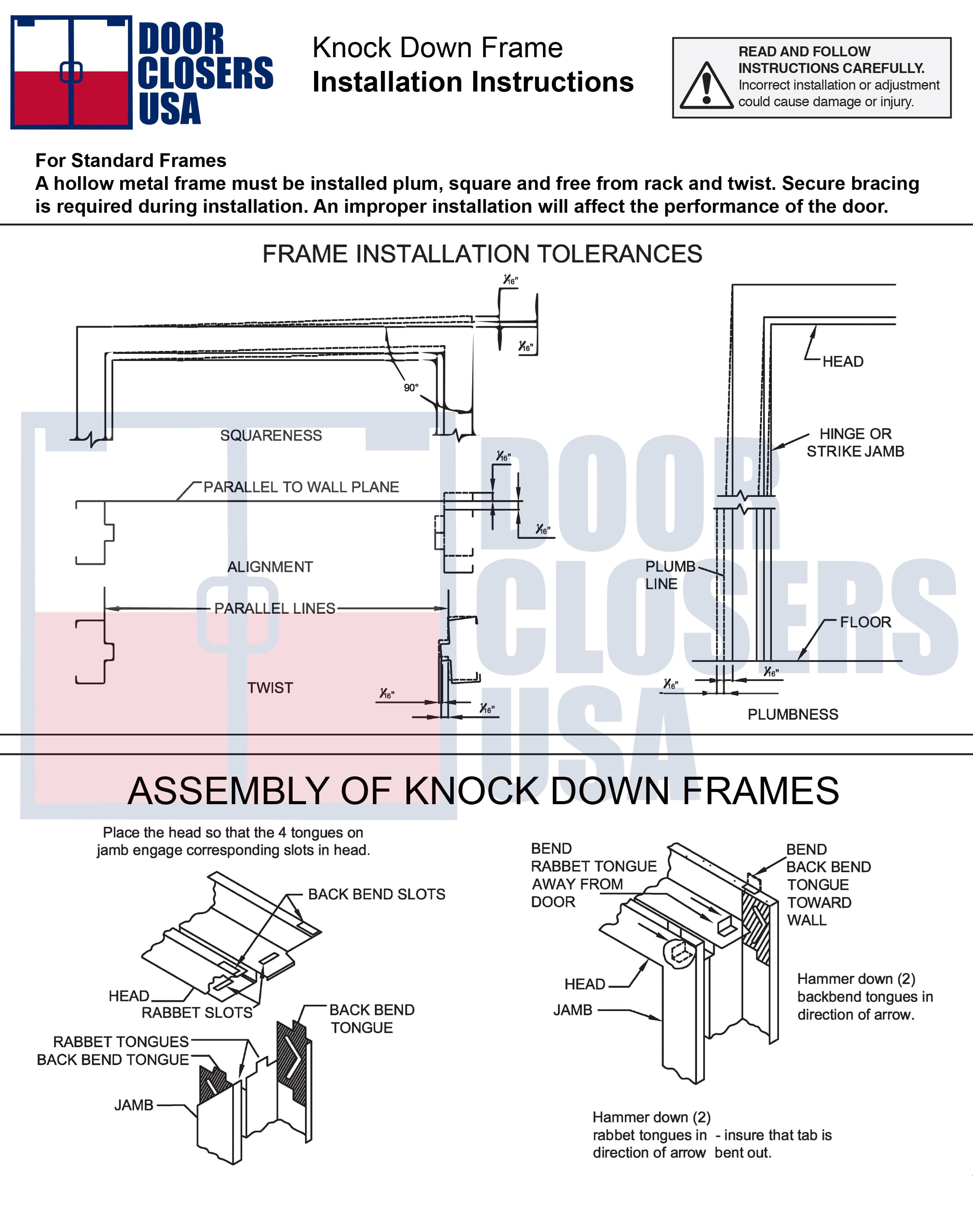 Steel-Lite, Architectural Hollow Metal Door 48" x 80", NFPA, ADA, IBC ...