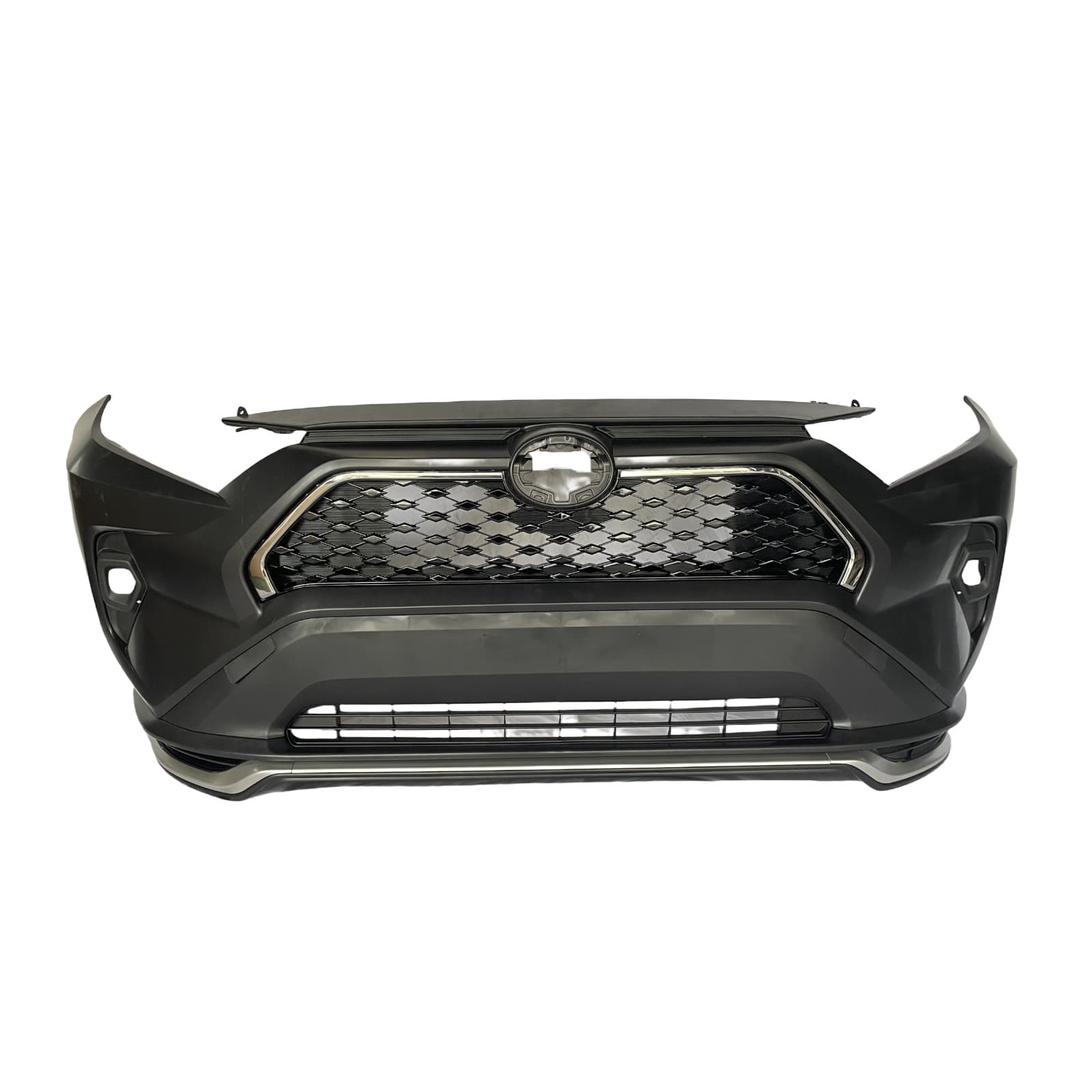 Front Bumper Cover Grille Assembly W/O Sensor Hole For Toyota Rav4 2019 ...