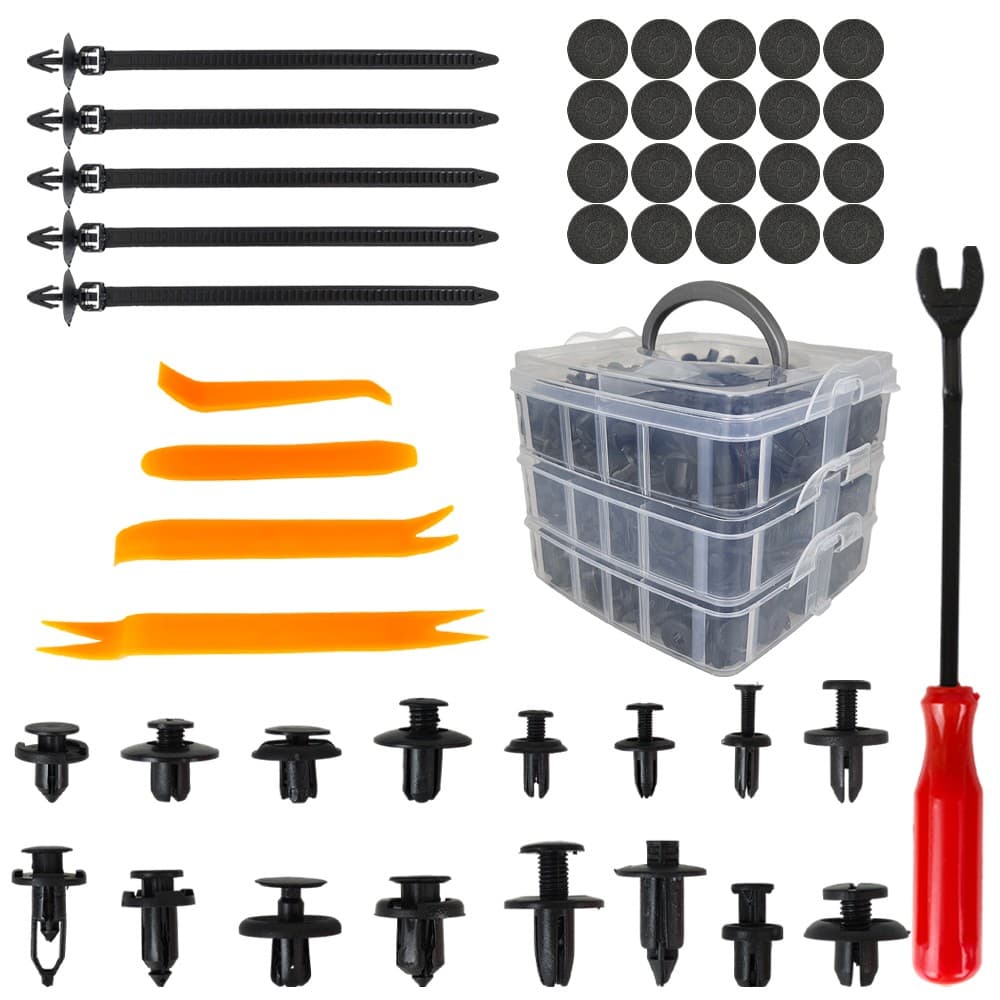 New 650PCS Car Body Retainer Clips Auto Fasteners Push Trim Pin Rivet ...