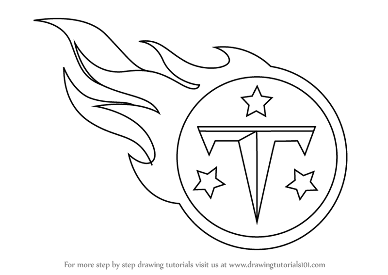 How to Draw Tennessee Titans Logo (NFL) Step by Step ...