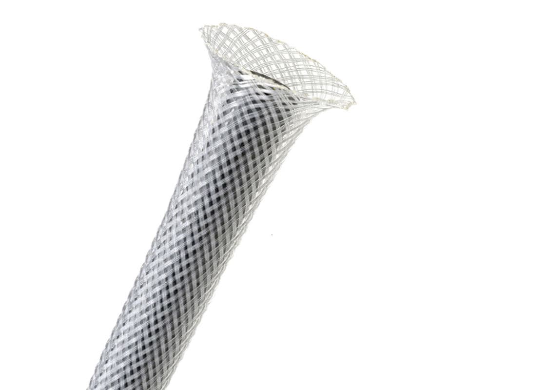 Industrial Expandable Braided Nylon Sleeving , Braided Nylon Mesh Sleeve