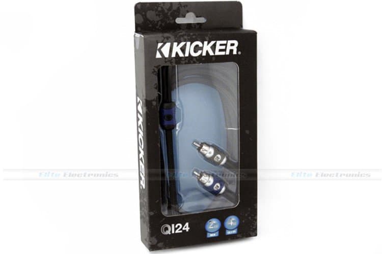 Kicker QI24 2-Channel 4M RCA Interconnect Cable