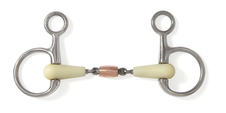 Happy Mouth Hanging Snaffle with Copper Roller - Equestrian World