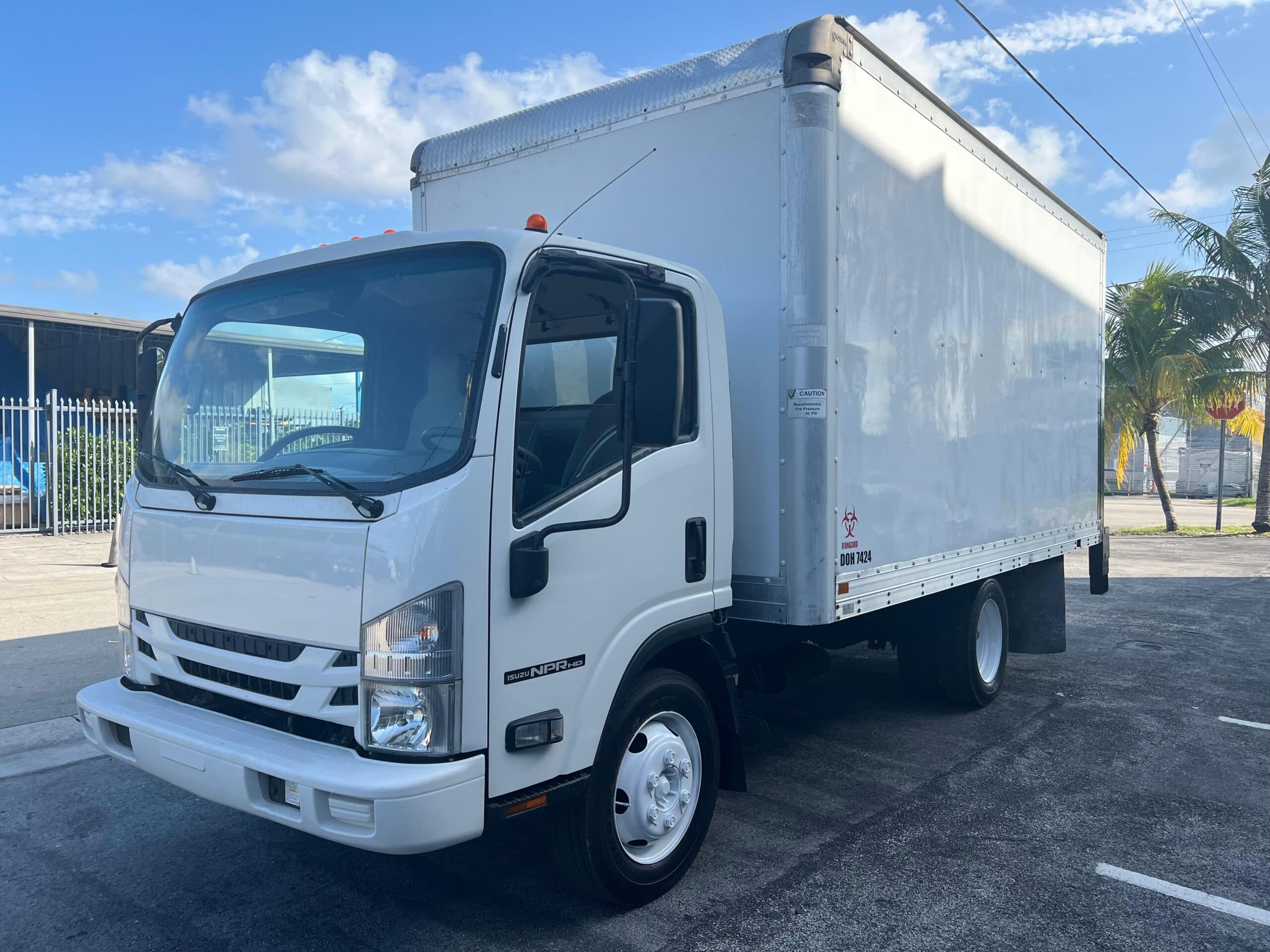 2017 ISUZU NPR HD DIESEL 16' BOX TRUCK WITH LIFTGATE - Florida Trucks ...