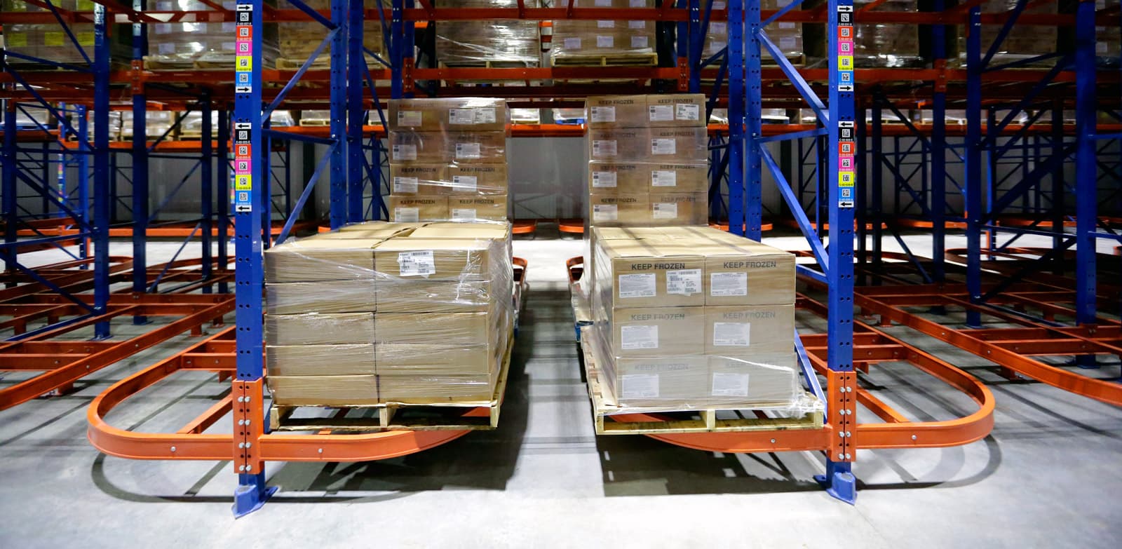 New Liberty Cold Facility Leverages FRAZIER's Ergo Deep Pallet Racking ...