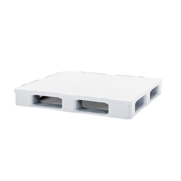 UK Sized White Hygienic Plastic Pallet - Free Shipping - IPS Hygienic ...