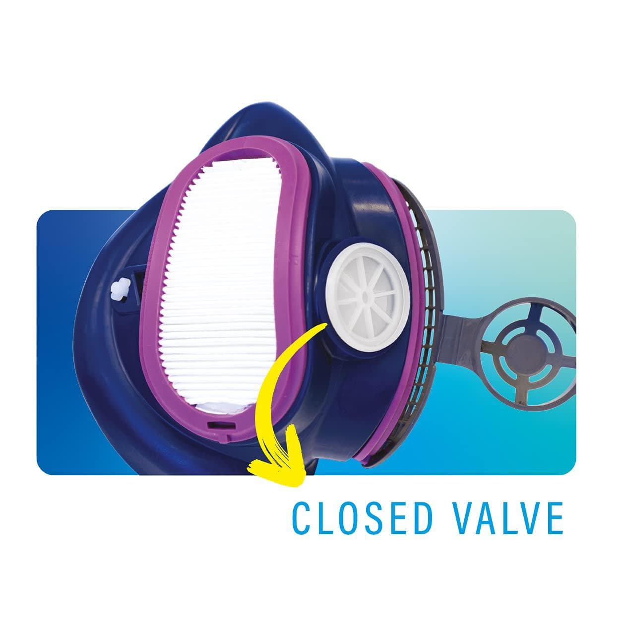 GVS ELIPSE P100 Elastomeric Half Mask Respirator with Source Control ...