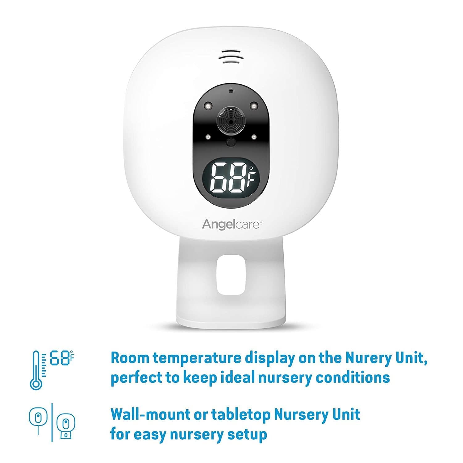Angelcare AC527 3-in-1 Baby Monitor with Movement Tracking, Video ...