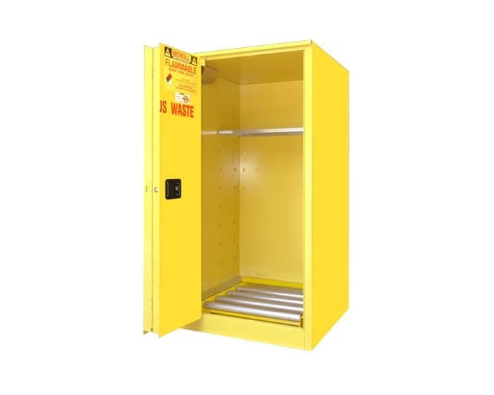 SECURALL 60 Gal. Hazardous Waste Storage Cabinet - Self-Close Door - 65 ...
