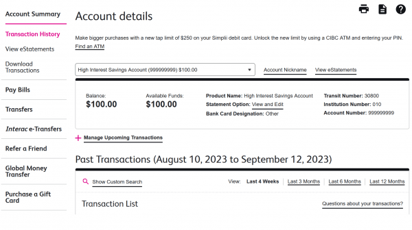 How to see interest rate on savings account? | Simplii Financial ...