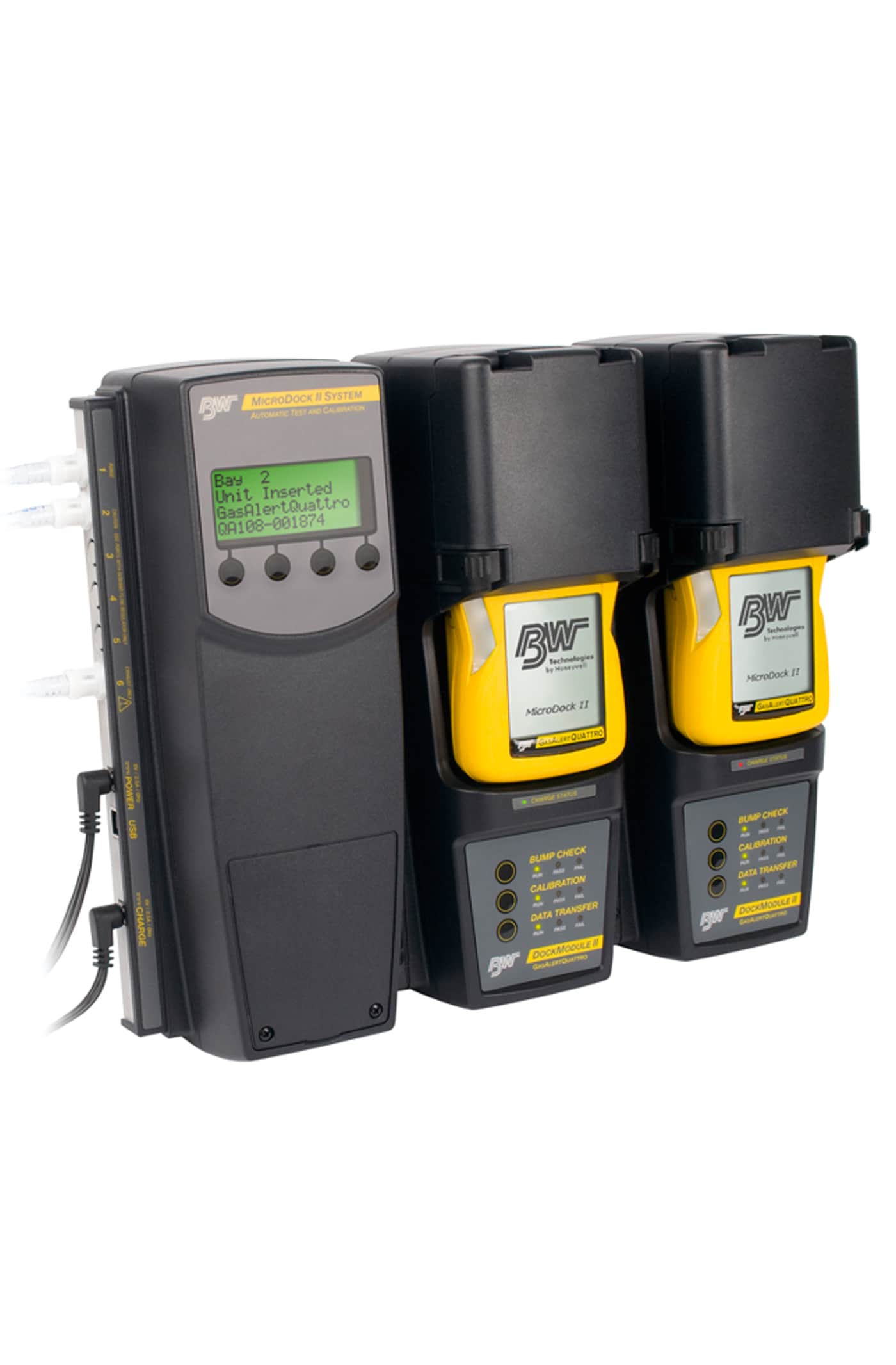 Calibration and bump test management devices for BW’s portable gas ...