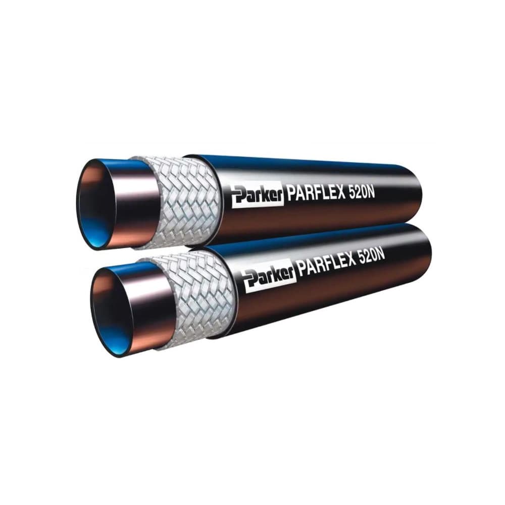 Double thermoplastic hose PARKER Parflex 520N-6-6, 25m: elbow 2x12L ...