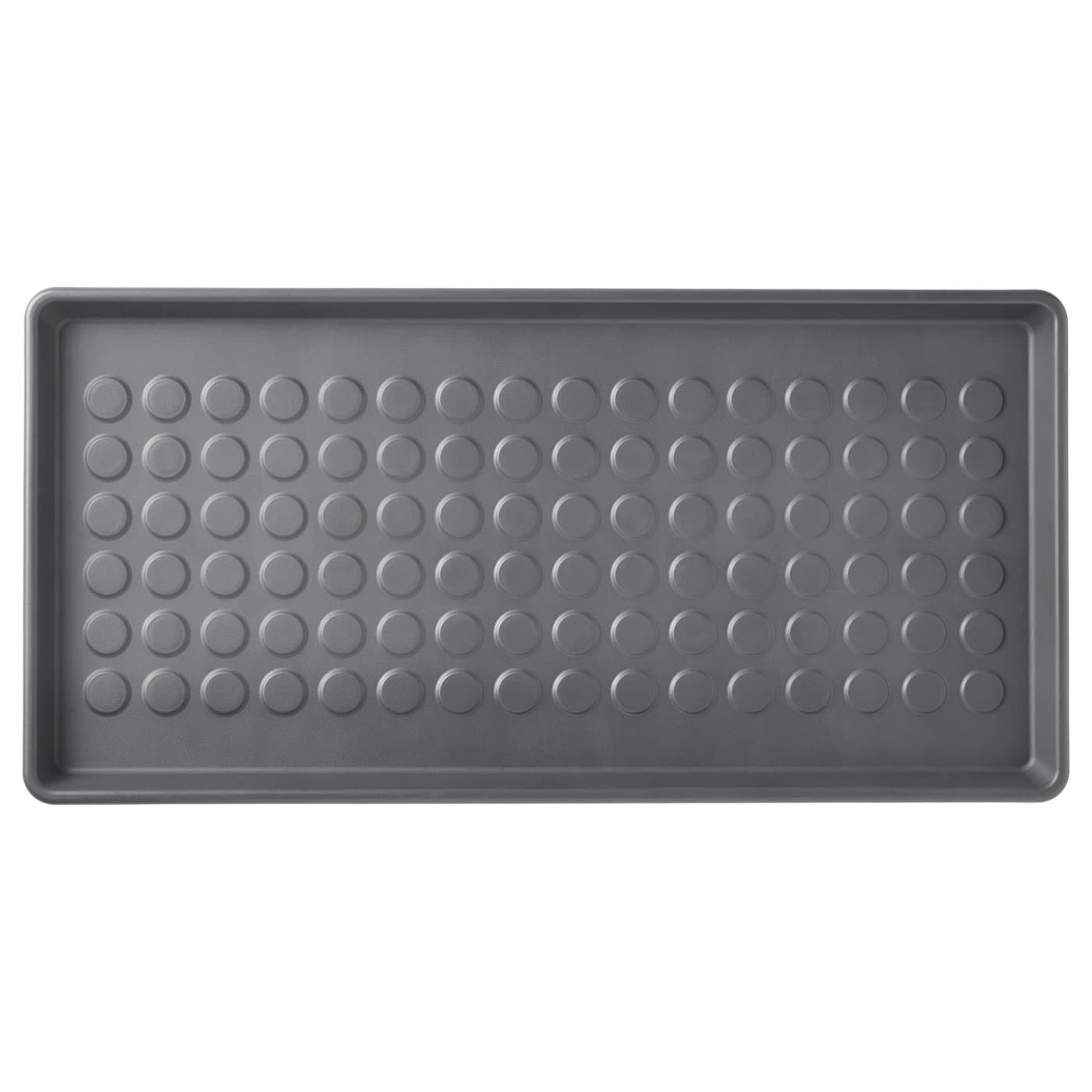 BAGGMUCK shoe tray, indoor/outdoor/gray, 71x35 cm (28x14") - IKEA CA