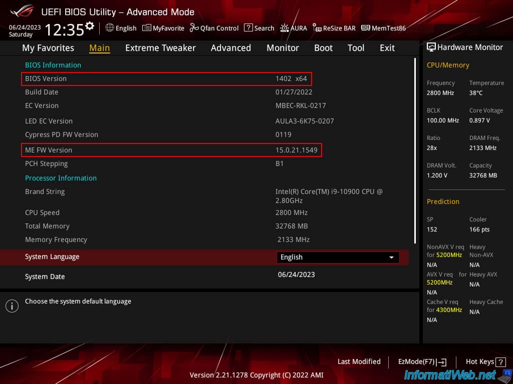 Flash (update) the BIOS of an Asus ROG motherboard with EZ Flash 3 and ...