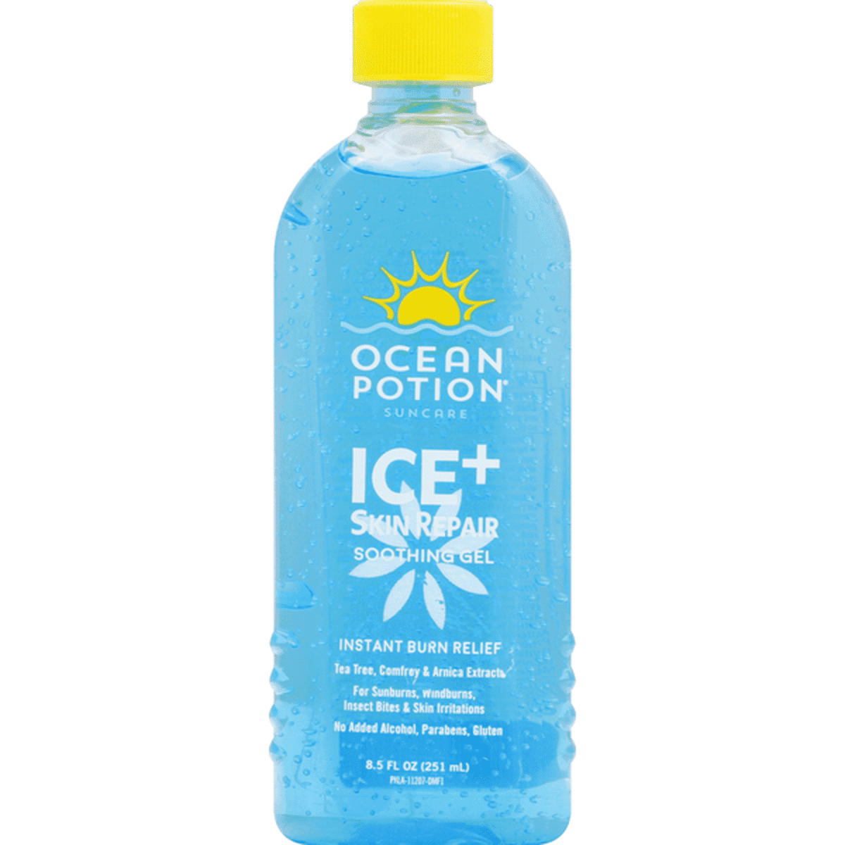 Ocean Potion Instant Burn Relief, Soothing Gel, Skin Repair, Ice+ (8.5 ...