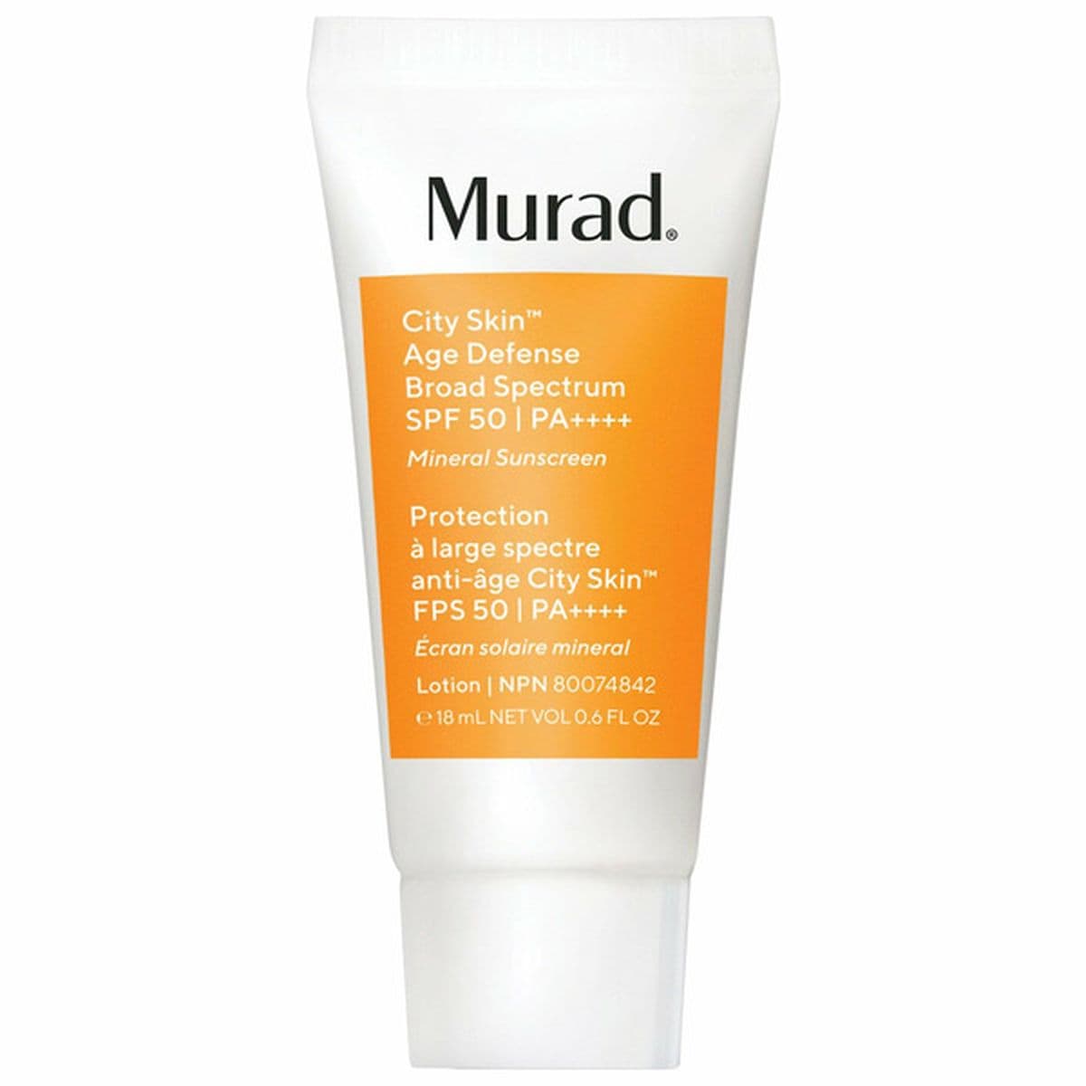 Murad City Skin Age Defense Broad Spectrum SPF 50 Mineral Sunscreen (18 ...