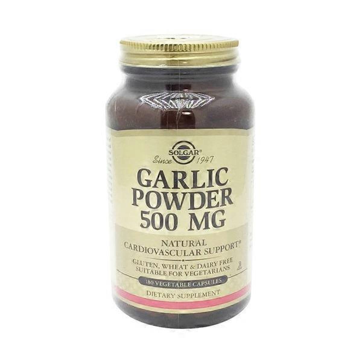 Solgar Garlic Powder 500 mg (180 vegetable capsules) Delivery or Pickup ...