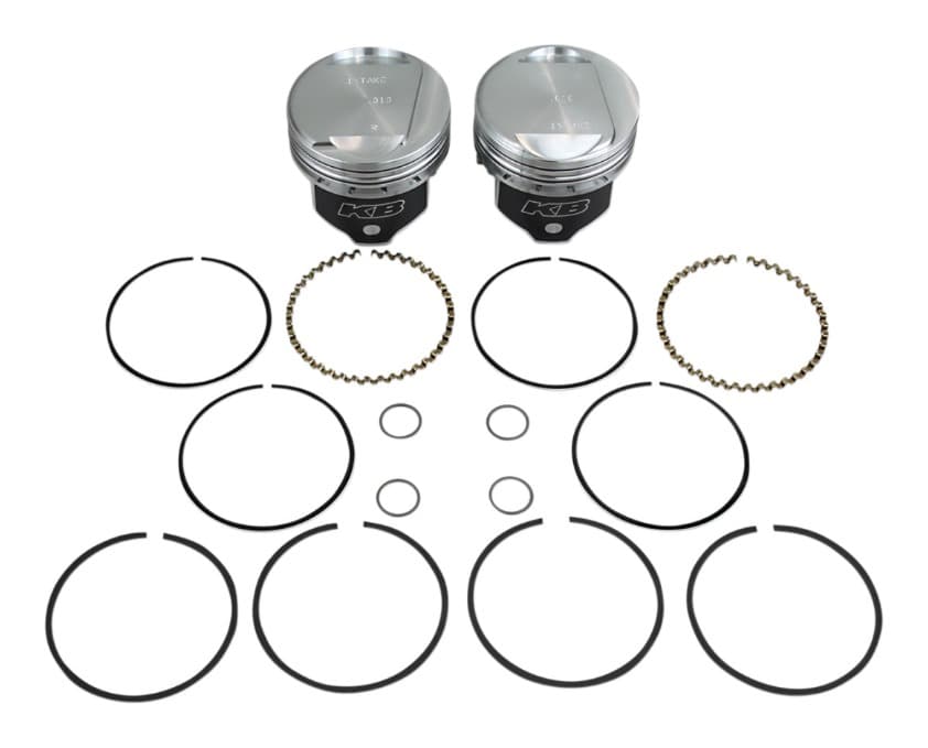Keith Black Hypereutectic 3.498" 9.6:1 Piston Kit For Harley 1984-2000 ...