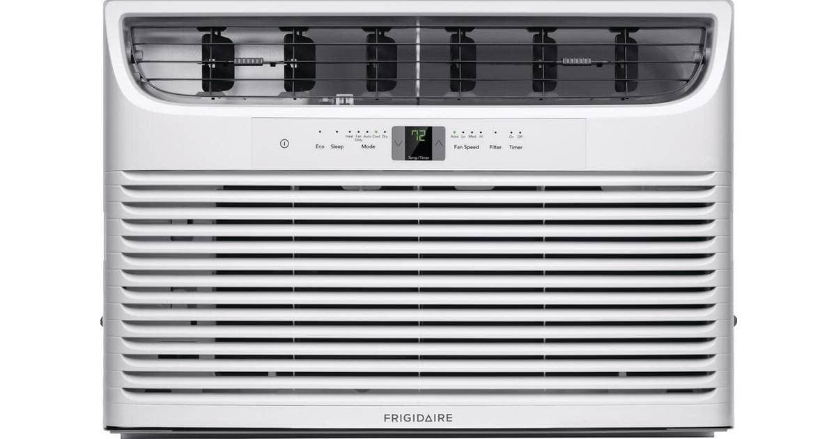 Frigidaire 8,000 BTU Window Air Conditioner with Supplemental Heat and ...
