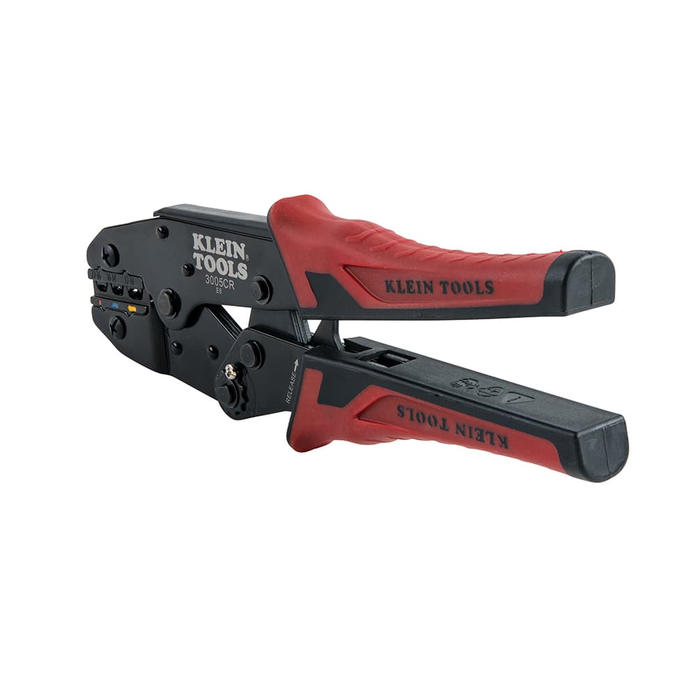 Ratcheting Crimper, 10-22 AWG - Insulated Terminals - 3005CR | Klein Tools