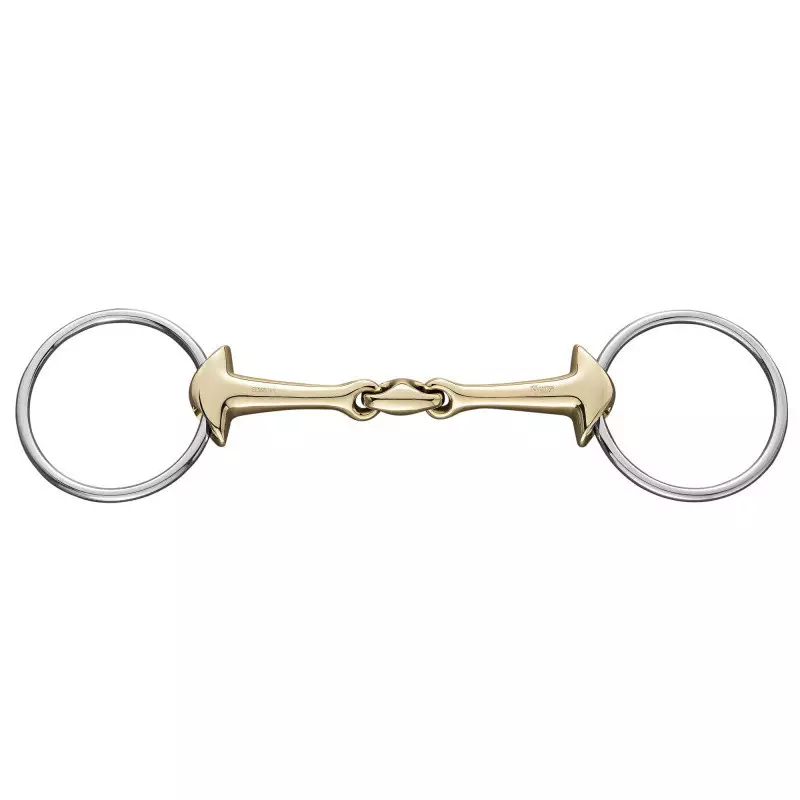 Sprenger - KK Ultra Double Jointed Loose Ring Snaffle with SST-Rings, 14mm - SENSOGAN