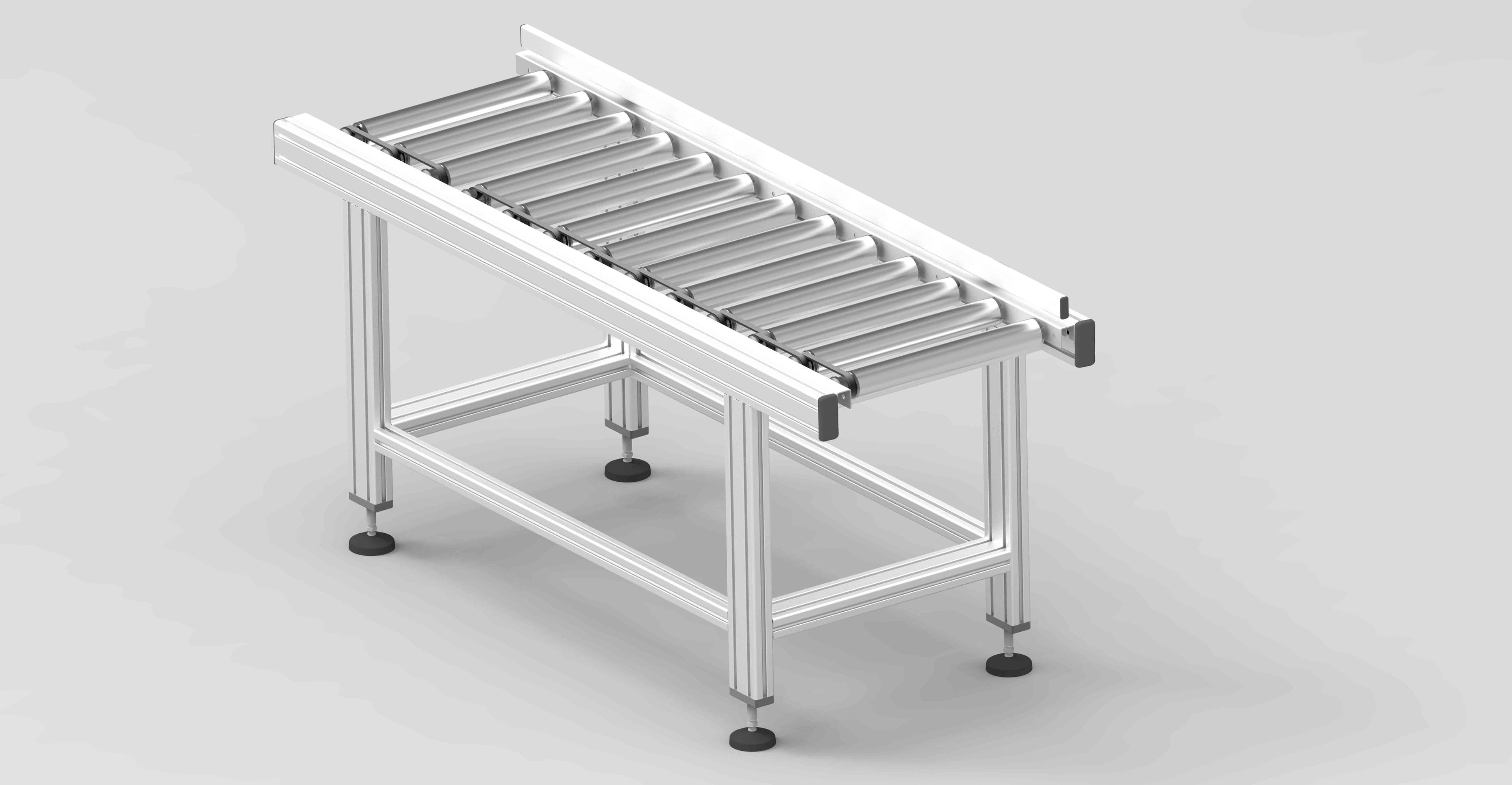Interroll Portec Incline Belt Roller Conveyor
