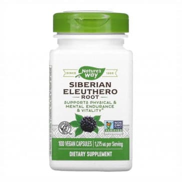 Nature's Way - Siberian Eleuthero Standardized Extract - 60 Capsules