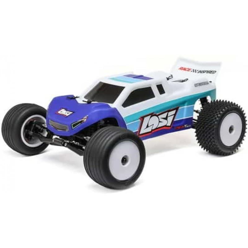 Losi Mini-T 2.0 V2 1/18 RTR 2WD Brushless Stadium Truck Blue