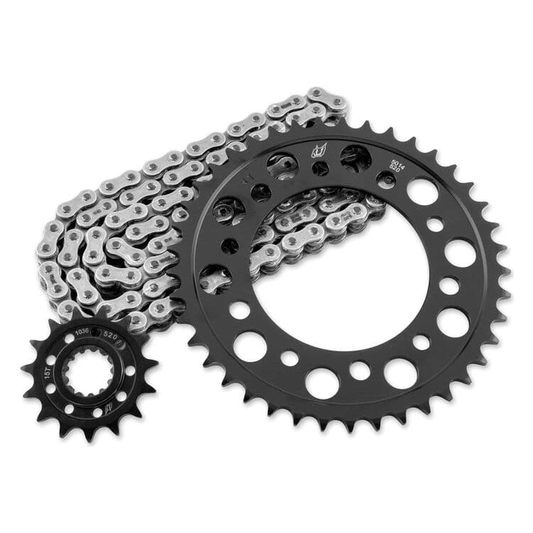 RK 520GXW Steel Quick Acceleration Chain and Sprocket Kit BMW S1000RR ...