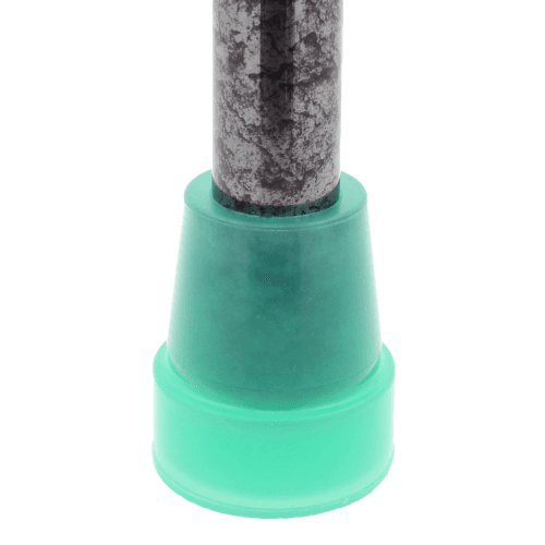 19mm (3/4") GREEN Coloured Rubber Ferrules For Walking Sticks