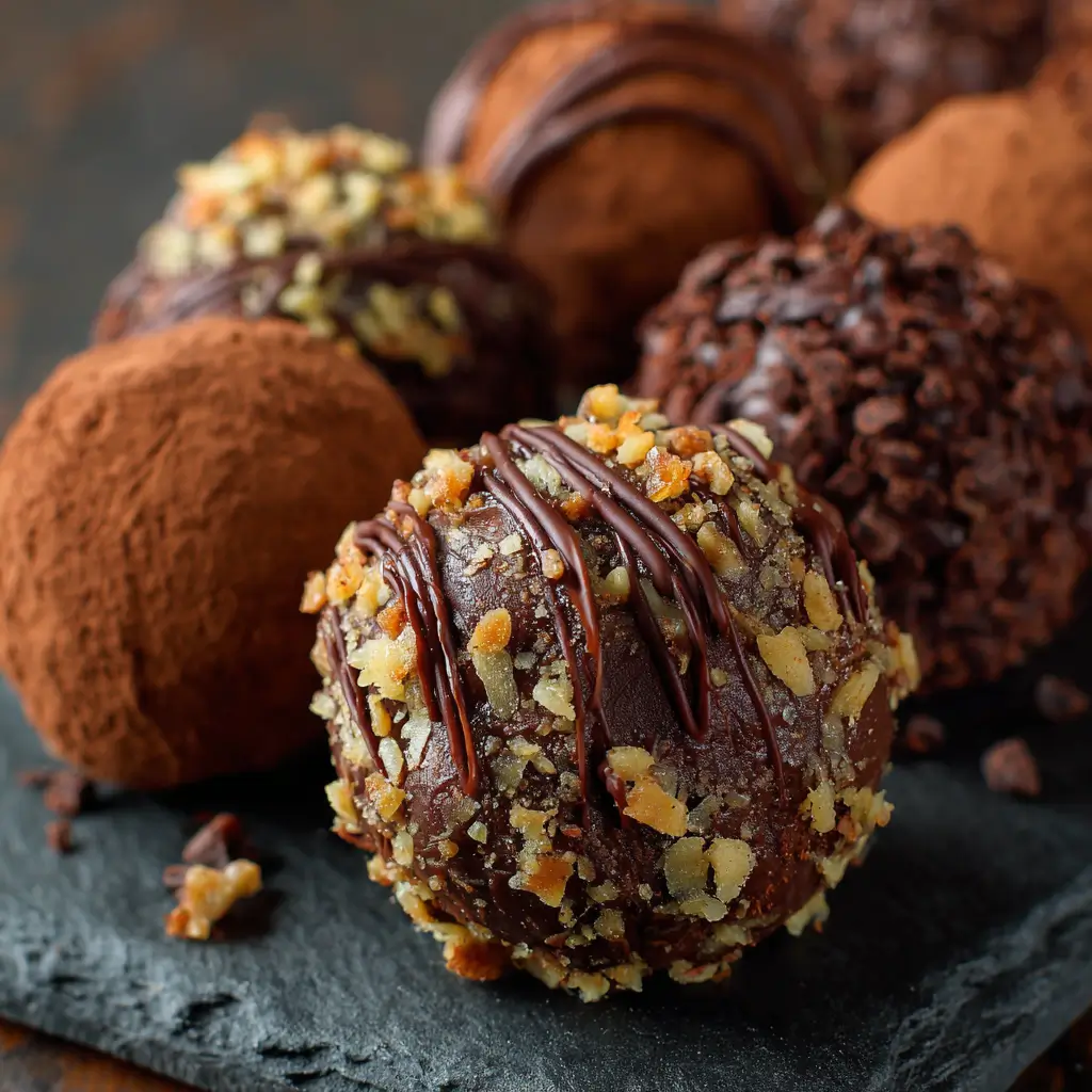 Truffes Chocolat Noir Classiques : Un Délice Irrésistible