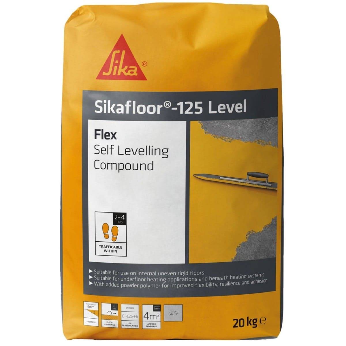 Sika Sikafloor 125 Level Latex Self Levelling Compound 20kg 825002 ...