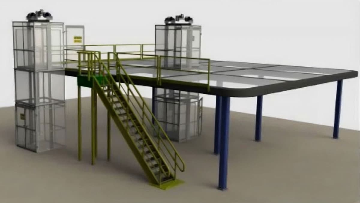 Automotive Vertical Mezzanine Lift