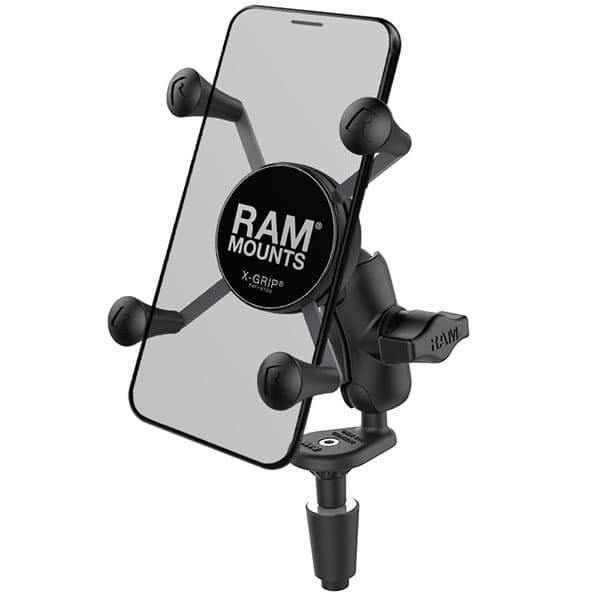 RAM Mounts X-Grip Phone Mount with Motorcycle Fork Stem Base - FREE UK ...